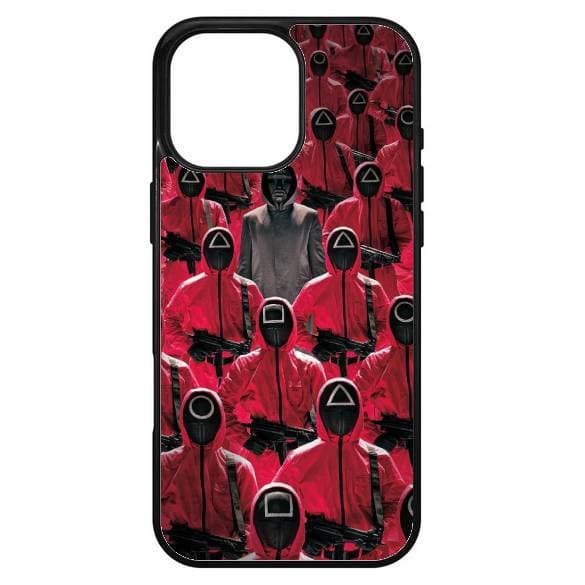 Husa protectie Apple iPhone 16 Pro Max, Colorful Aluminium TPU, design Squid Game 3