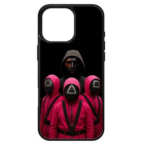 Husa protectie Apple iPhone 16 Pro Max, Colorful Aluminium TPU, design Squid Game 4