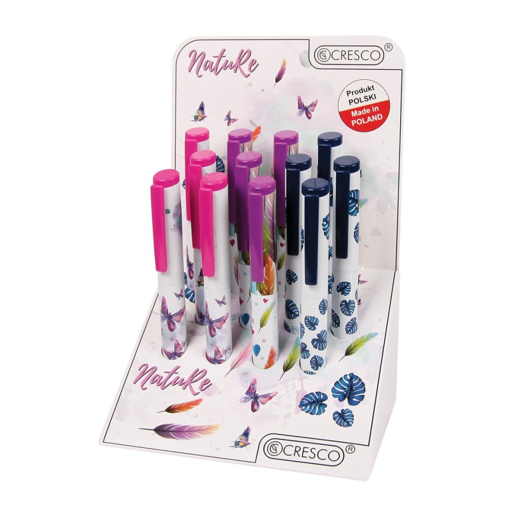 Stilou Cresco GoPen 202000-C, penita iridium, alimentare rezerve, corp plastic, model pene — varianta 2