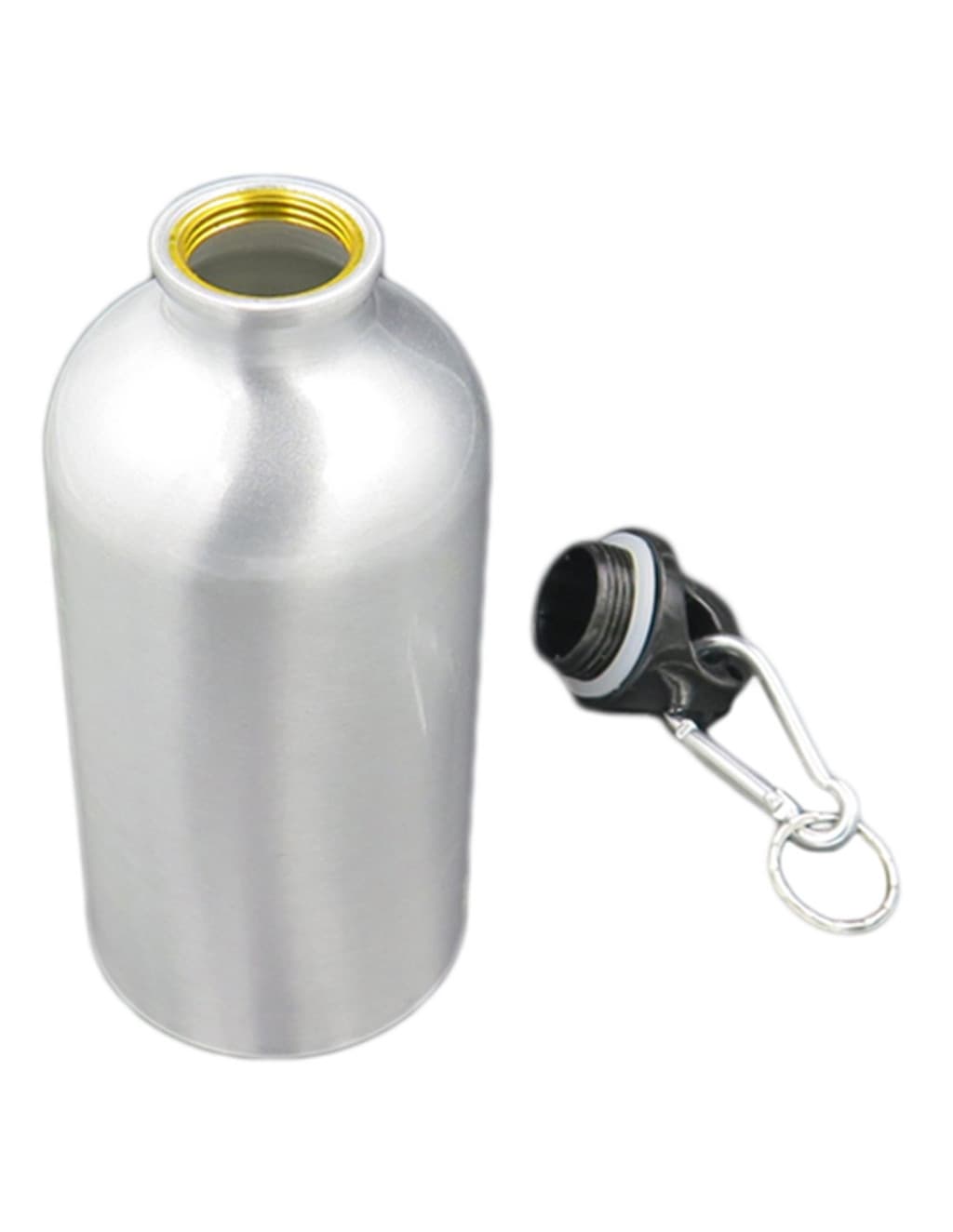 Bidon sport metalic, personalizat cu poza ta, arginitiu, 500 ml — varianta 4