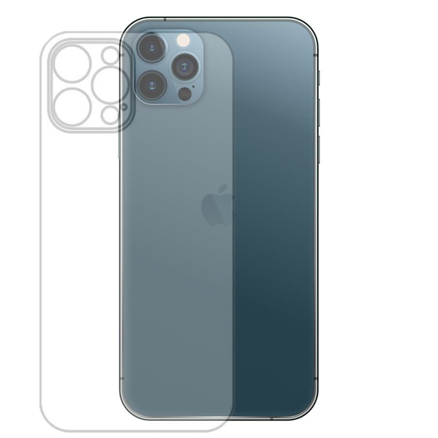 Folie HD TPU Apple iPhone 12 Pro Max, BYRY® Hydrogel, ultra subtire, regenerabila - spate 1