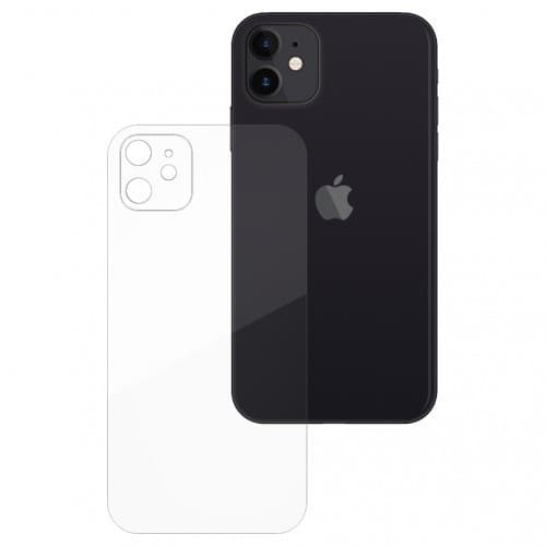 Folie Mata TPU Apple iPhone 12, BYRY® Hydrogel, ultra subtire, regenerabila - spate 1