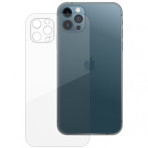 Folie Mata TPU Apple iPhone 12 Pro, BYRY® Hydrogel, ultra subtire, regenerabila - spate 1