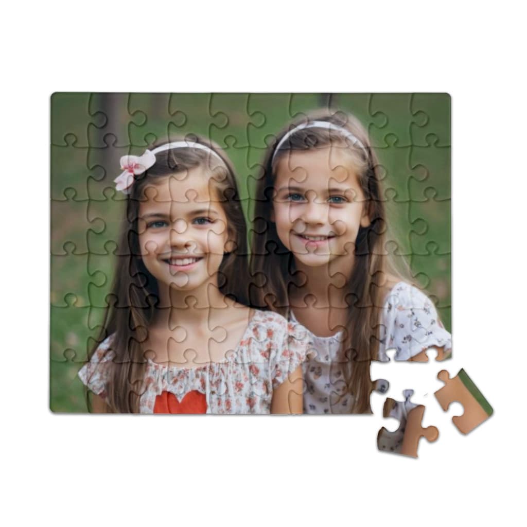 Puzzle personalizat cu poza ta, A4, 120 piese, cadru cartonat inclus — 2