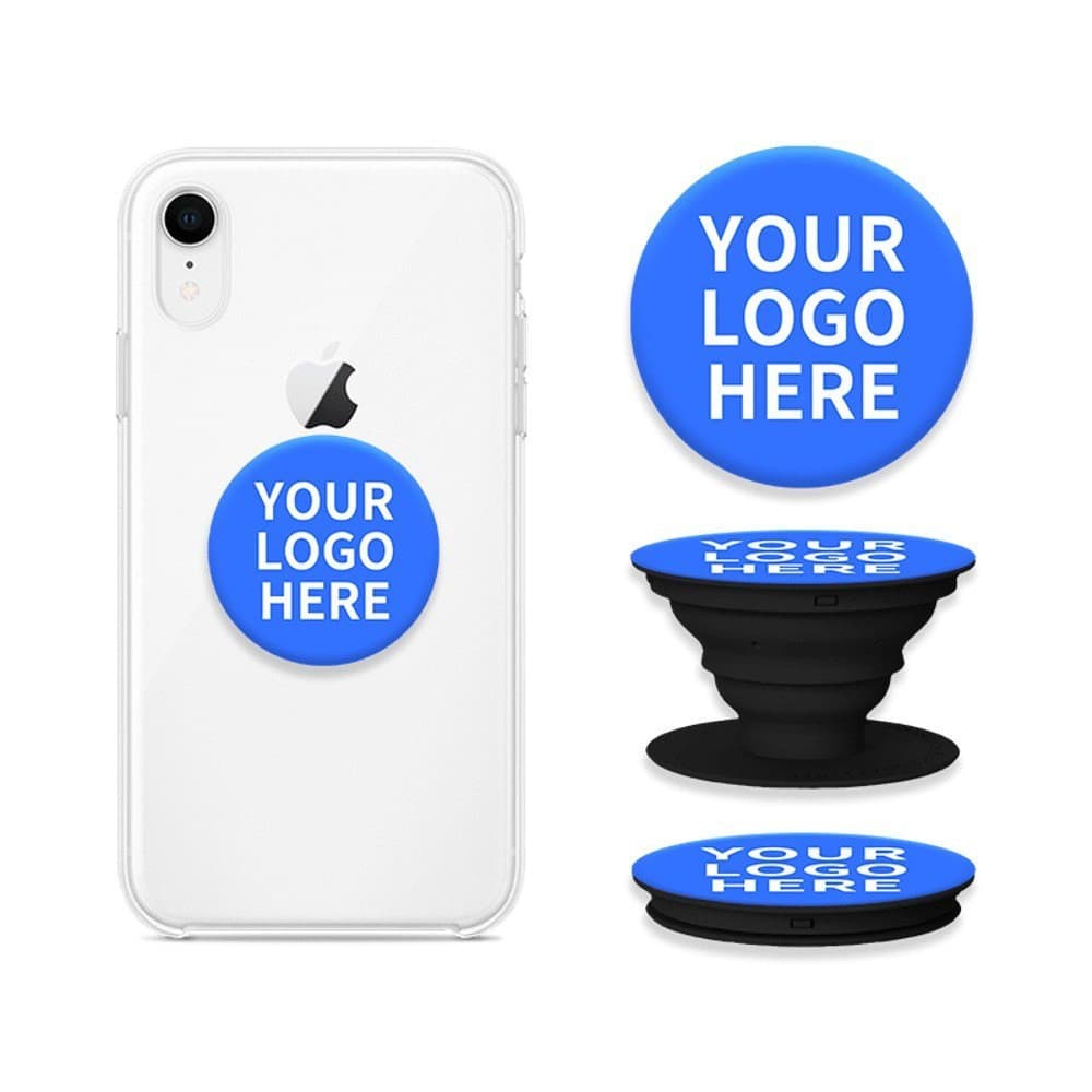 Suport telefon mobil tip popsocket personalizat cu poza ta, alb — 3