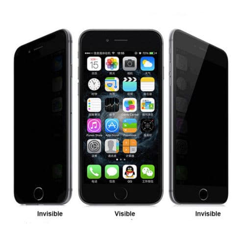 Folie de protectie Privacy Ceramic Film pentru Apple iPhone 7 Plus / iPhone 8 Plus, margini negre — 3