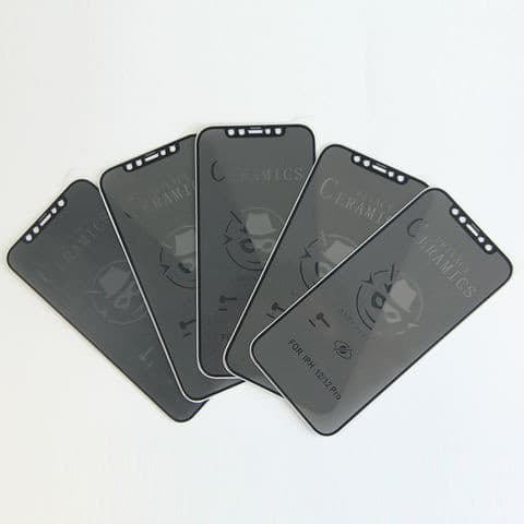 Folie de protectie Privacy Ceramic Film pentru Apple iPhone 7 Plus / iPhone 8 Plus, margini negre — 5