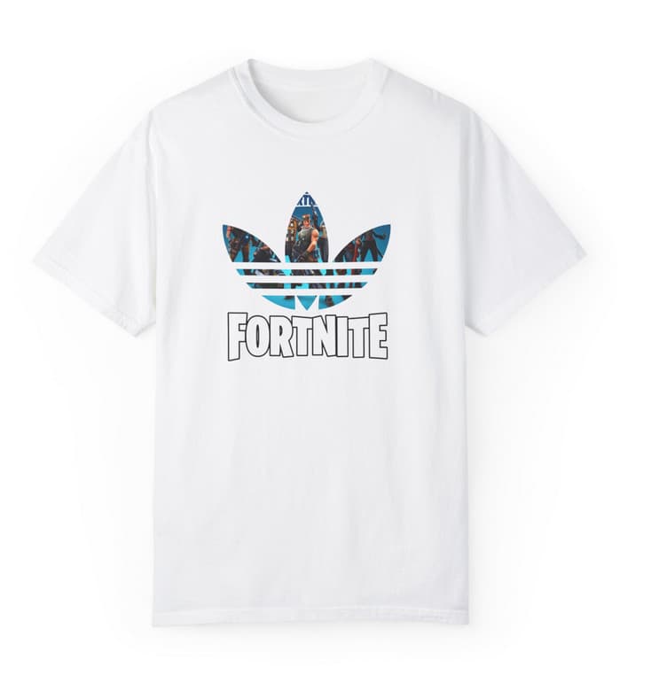 Tricou personalizat alb, copii/adulti, design AdiFortnite, modal, diverse marimi — 2