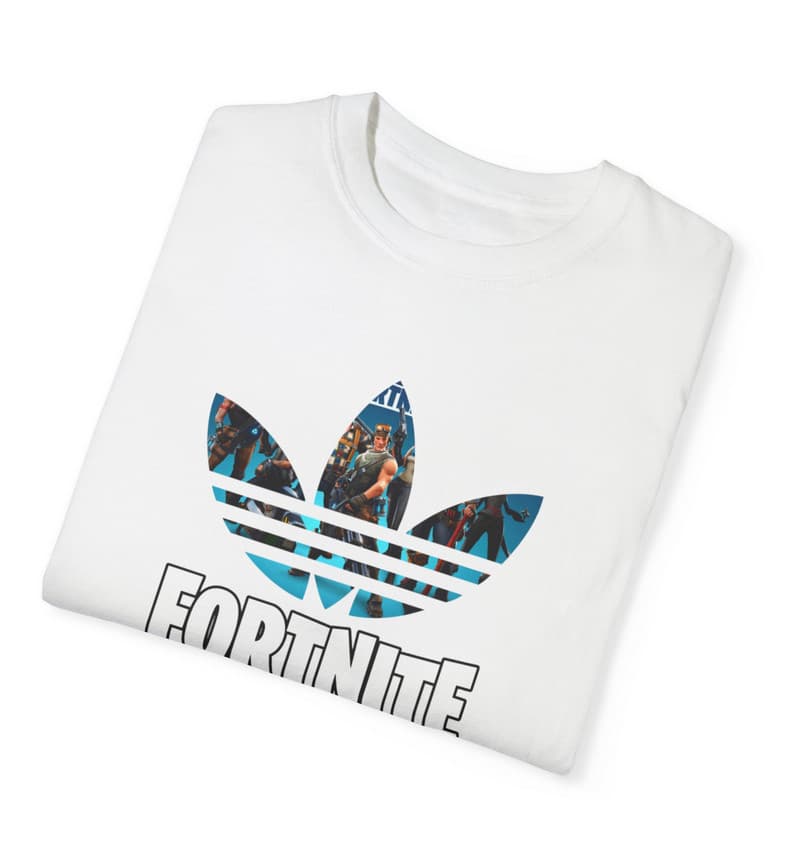 Tricou personalizat alb, copii/adulti, design AdiFortnite, modal, diverse marimi — 3