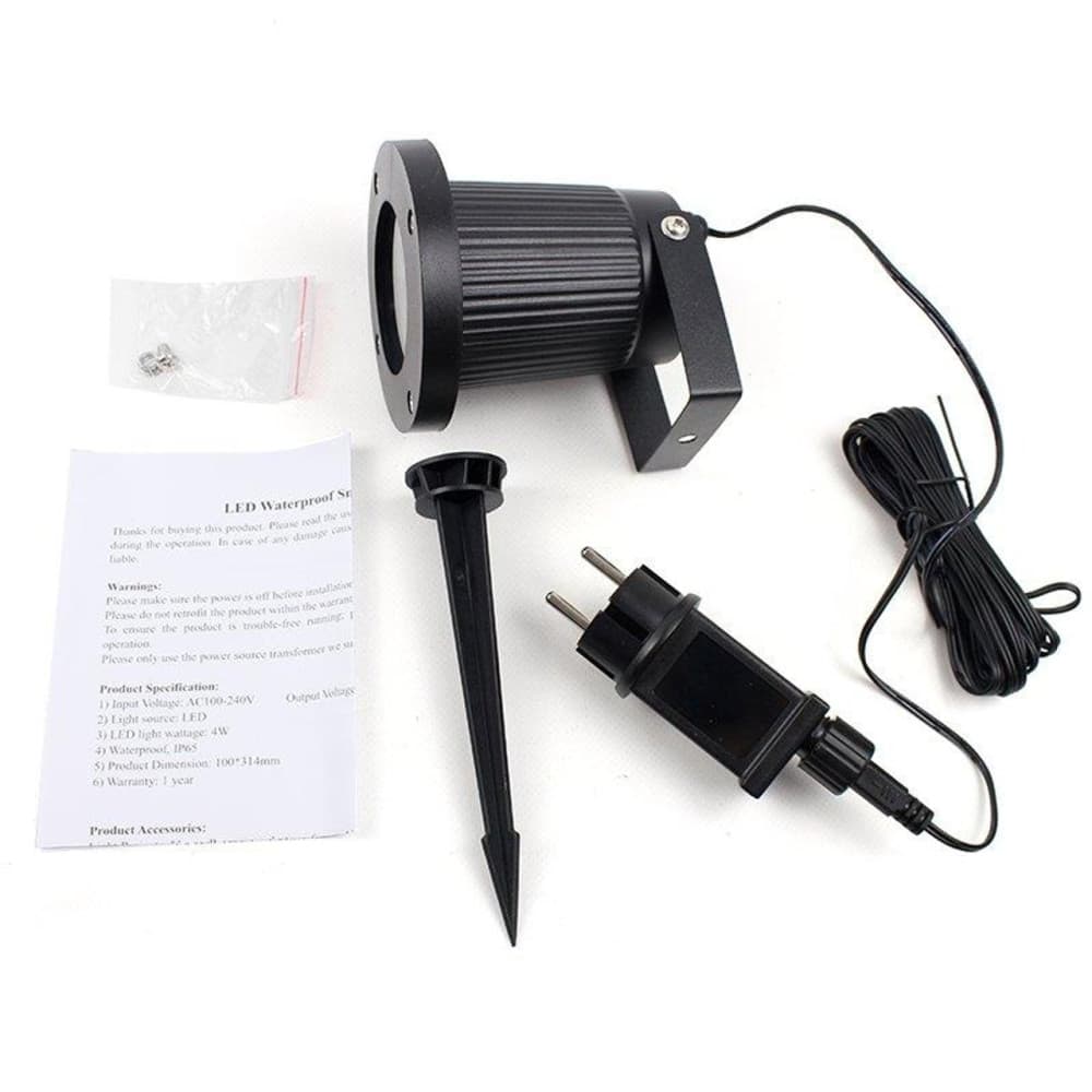 Proiector laser LED, interior/exterior, motive Craciun — 4