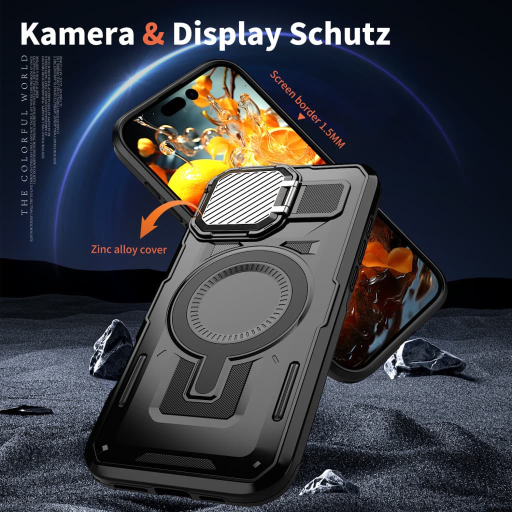 Husa iPhone 16 Pro Max, Armor MagCase, CamBracket, neagra — 3