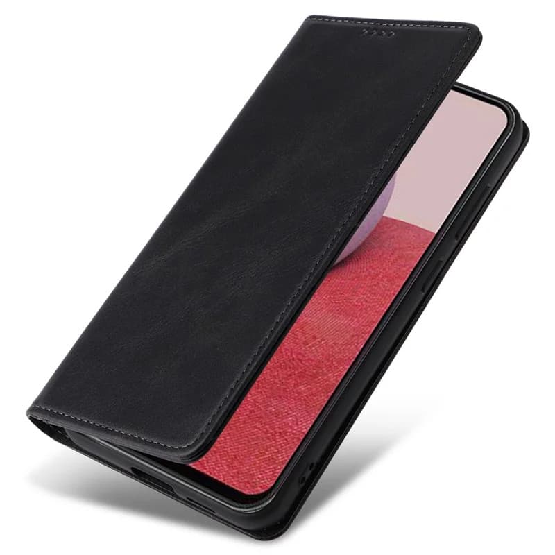 Husa Samsung Galaxy A17, Elegant Book Case, inchidere magnetica, neagra — 2