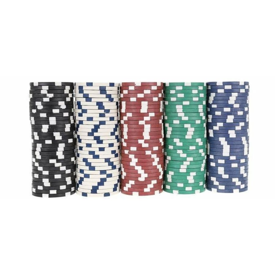 Set Poker Profesional 300 jetoane Poker Chips în servietă din aluminiu — 3
