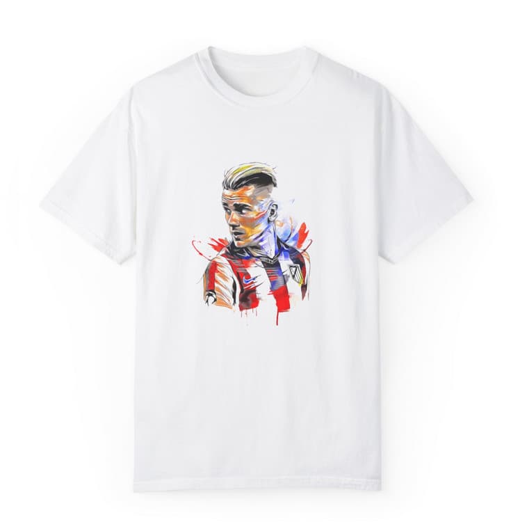 Tricou personalizat alb, copii/adulti, design Antoine, modal, diverse marimi — 2