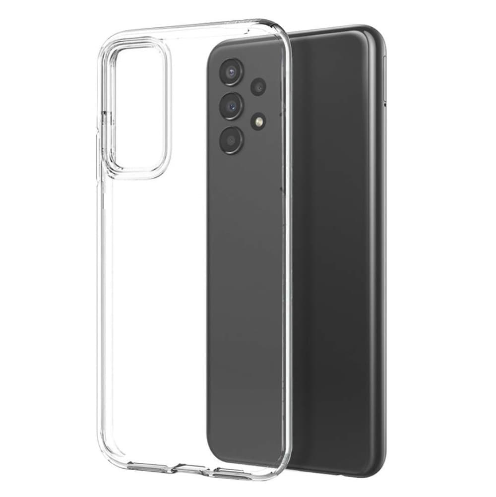 Set folie si husa Samsung Galaxy A02s, sticla transparenta si TPU transparent 2 mm — 3