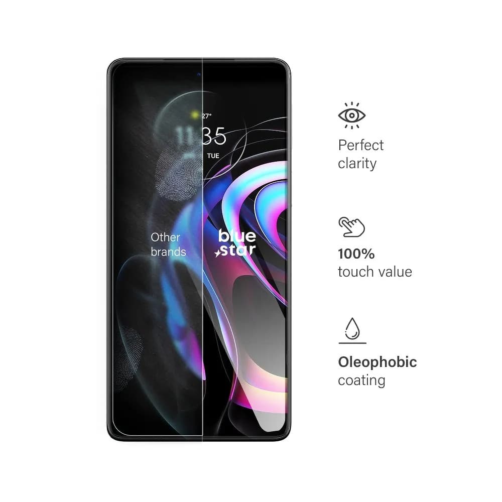 Folie sticla Motorola Moto G51, Bluestar, transparenta — 3