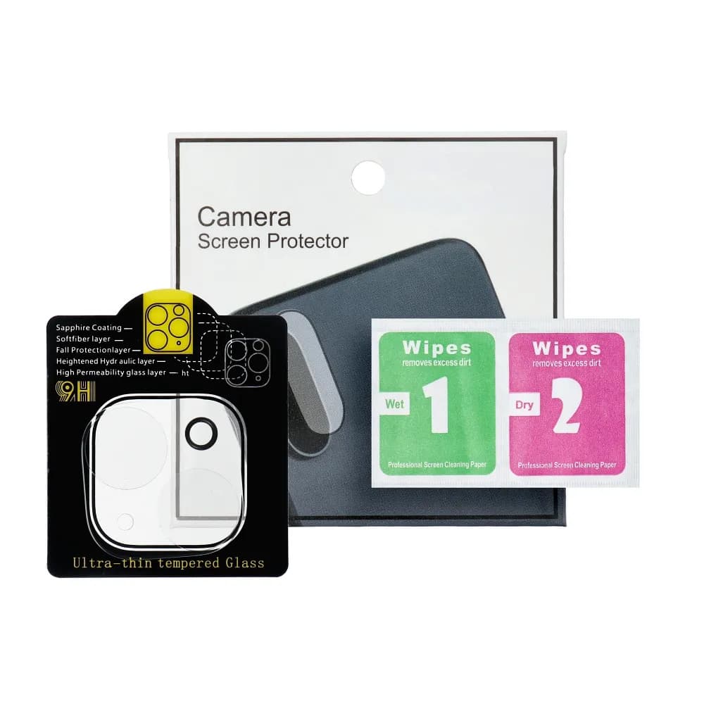 Folie protectie pentru camera spate Samsung Galaxy S24 Plus, margini negre — 3