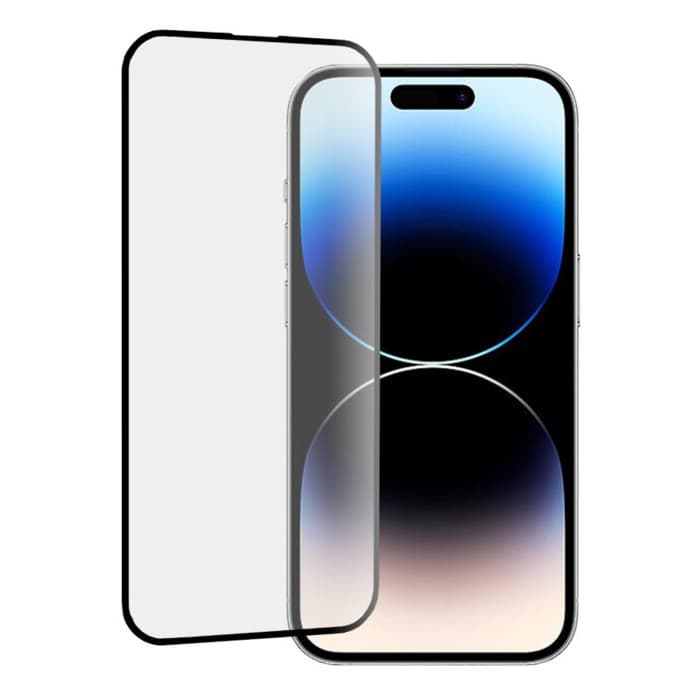 Folie sticla Apple iPhone 14 Pro (6.1), Full Glue 9D, margini negre — 2