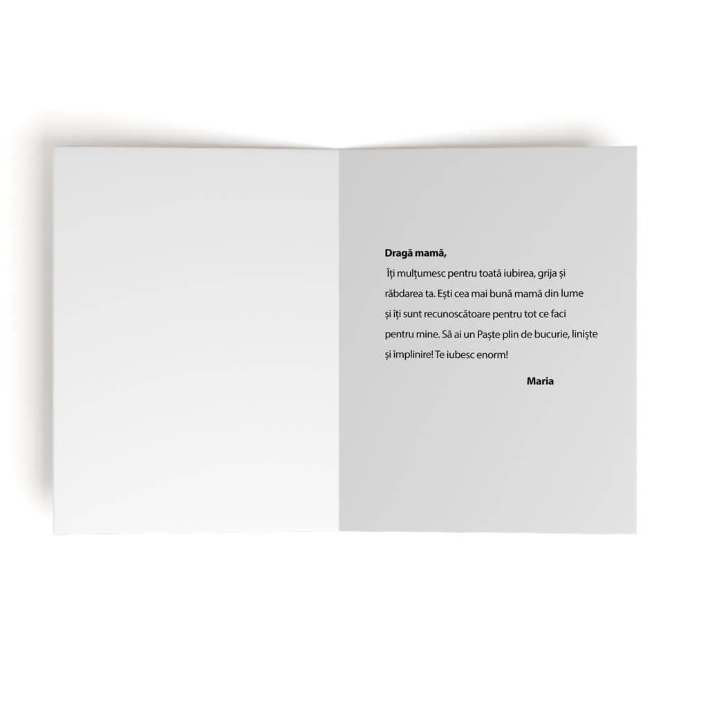 Felicitare personalizata de Paste, cu poza si textul tau! — 2