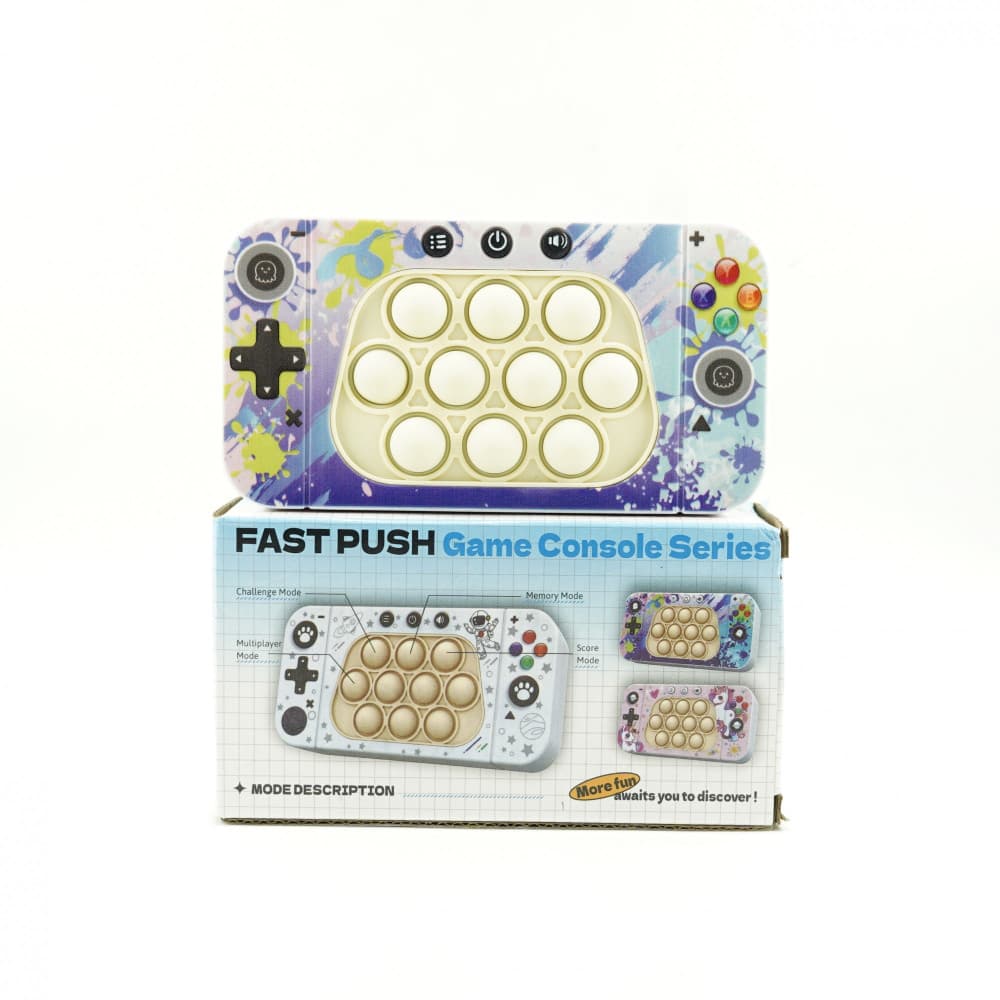 Jucarie interactiva Speed Push, joc de viteza apasare taste tip Pop-It, sunete si lumini, model culori — 2