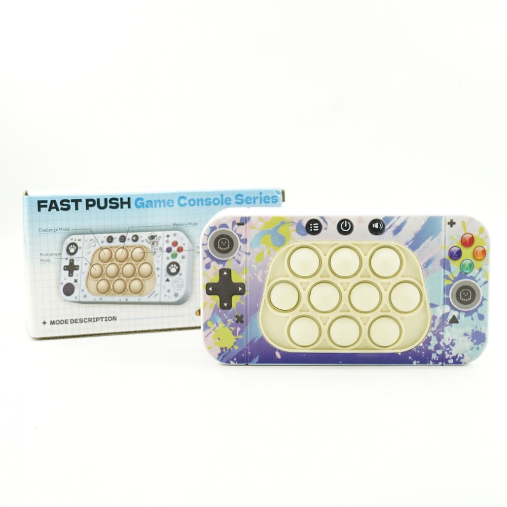 Jucarie interactiva Speed Push, joc de viteza apasare taste tip Pop-It, sunete si lumini, model culori — 3
