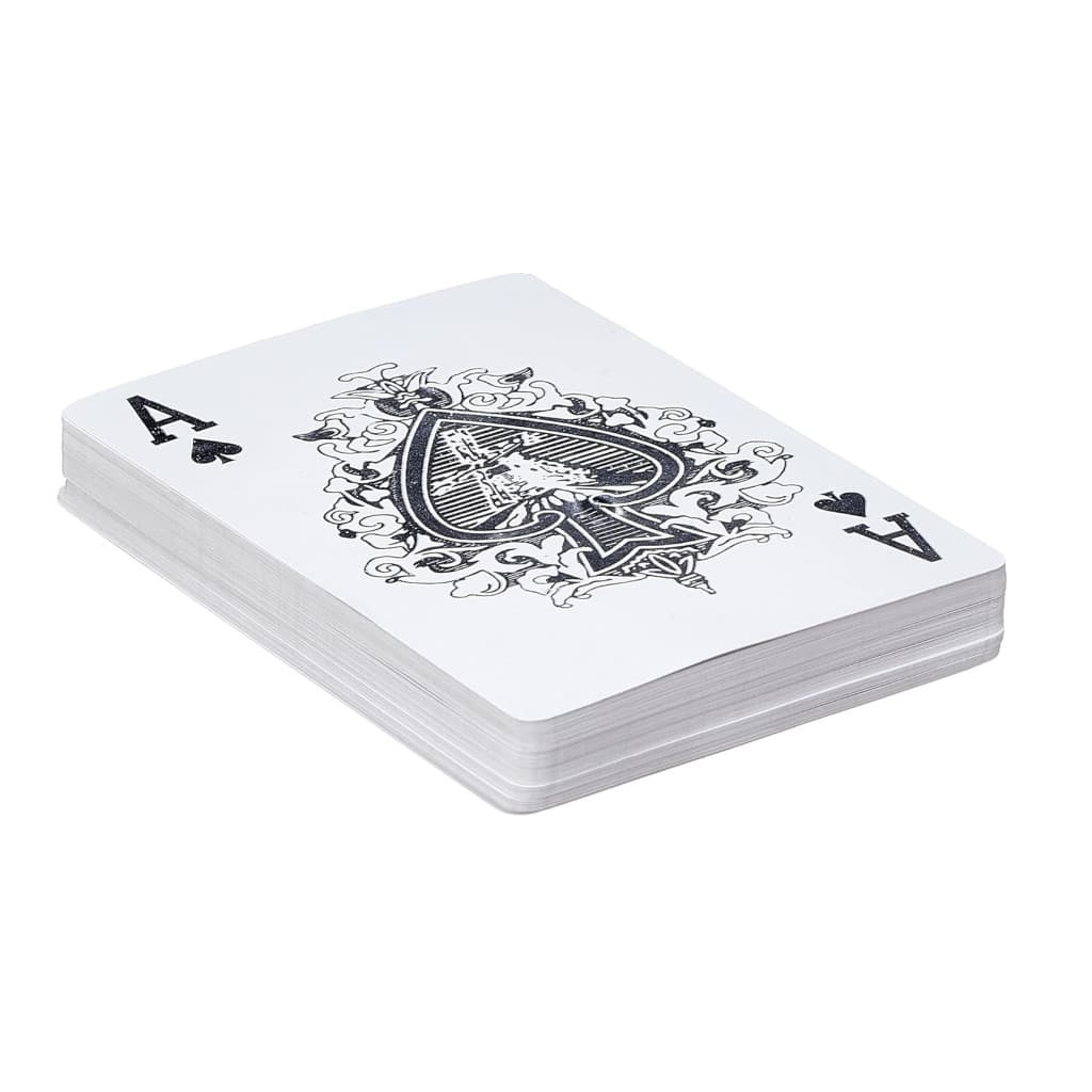 Pachet carti de joc clasice din plastic LUCKROYAL, cutie de plastic inclusa, spate rosu — 2