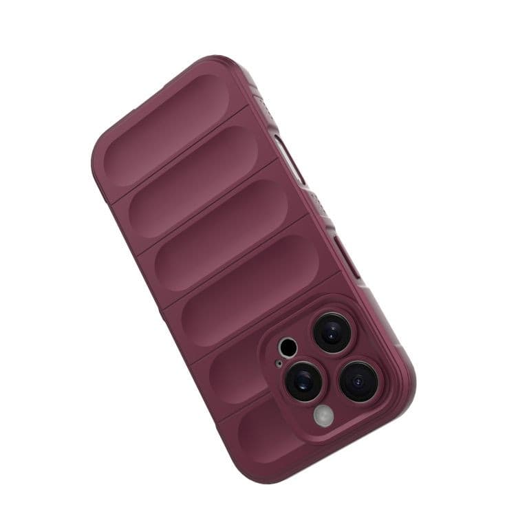 Husa Apple iPhone 16 Pro Max, Wave Silicone, protectie camera, catifea in interior, deep green — 5