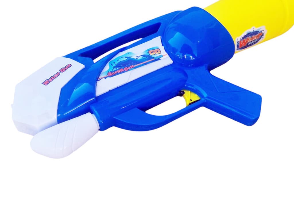 Jucarie pistol cu apa XXL, 47 cm, plastic, alb/albastru/galben — 2