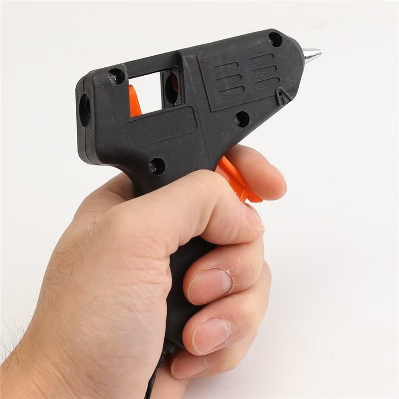 Mini pistol de lipit pentru bara de silicon 7 mm, putere 20W, negru — 2