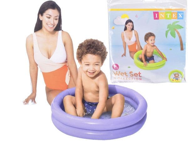 Piscină gonflabilă pentru copii Intex My First Pool 59409NP, 61 x 15 cm, mov — 2