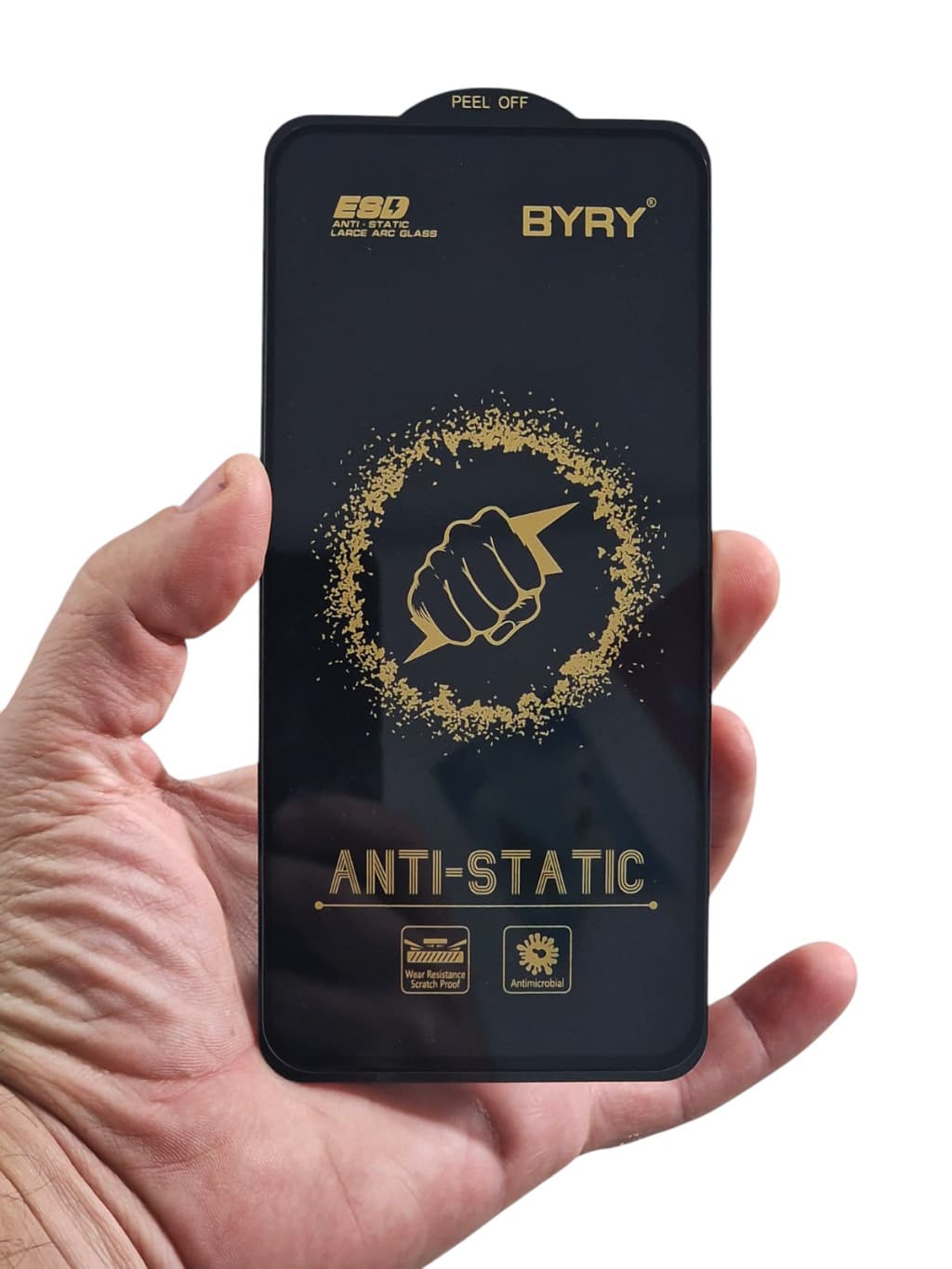 Folie de sticla Samsung Galaxy A26, BYRY Antistatic ESD, margini negre — 2
