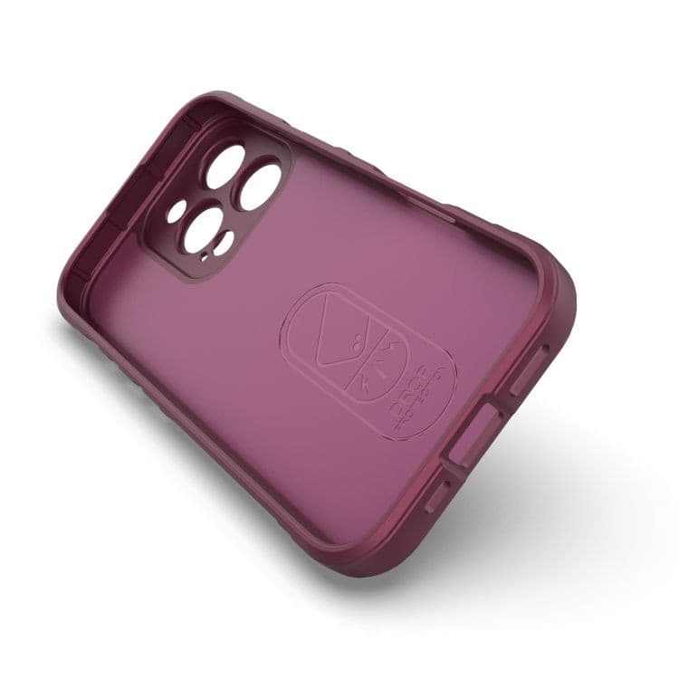 Husa Apple iPhone 16 Pro Max, Wave Silicone, protectie camera, catifea in interior, pure red — 4