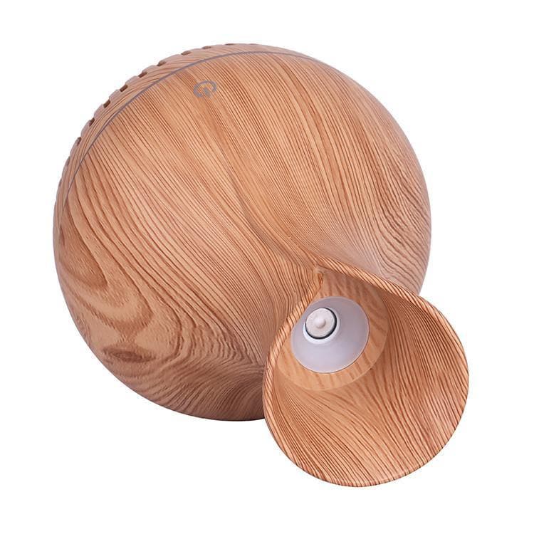 Umidificator aer, difuzor aromaterapie AORLIS AO-50111, lumini RGB, alimentare USB, maro deschis — 8
