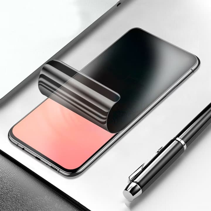Folie Privacy TPU iPhone 17 Pro Max, Hydrogel, anti-spion, mata, ultra subtire, regenerabila — 3