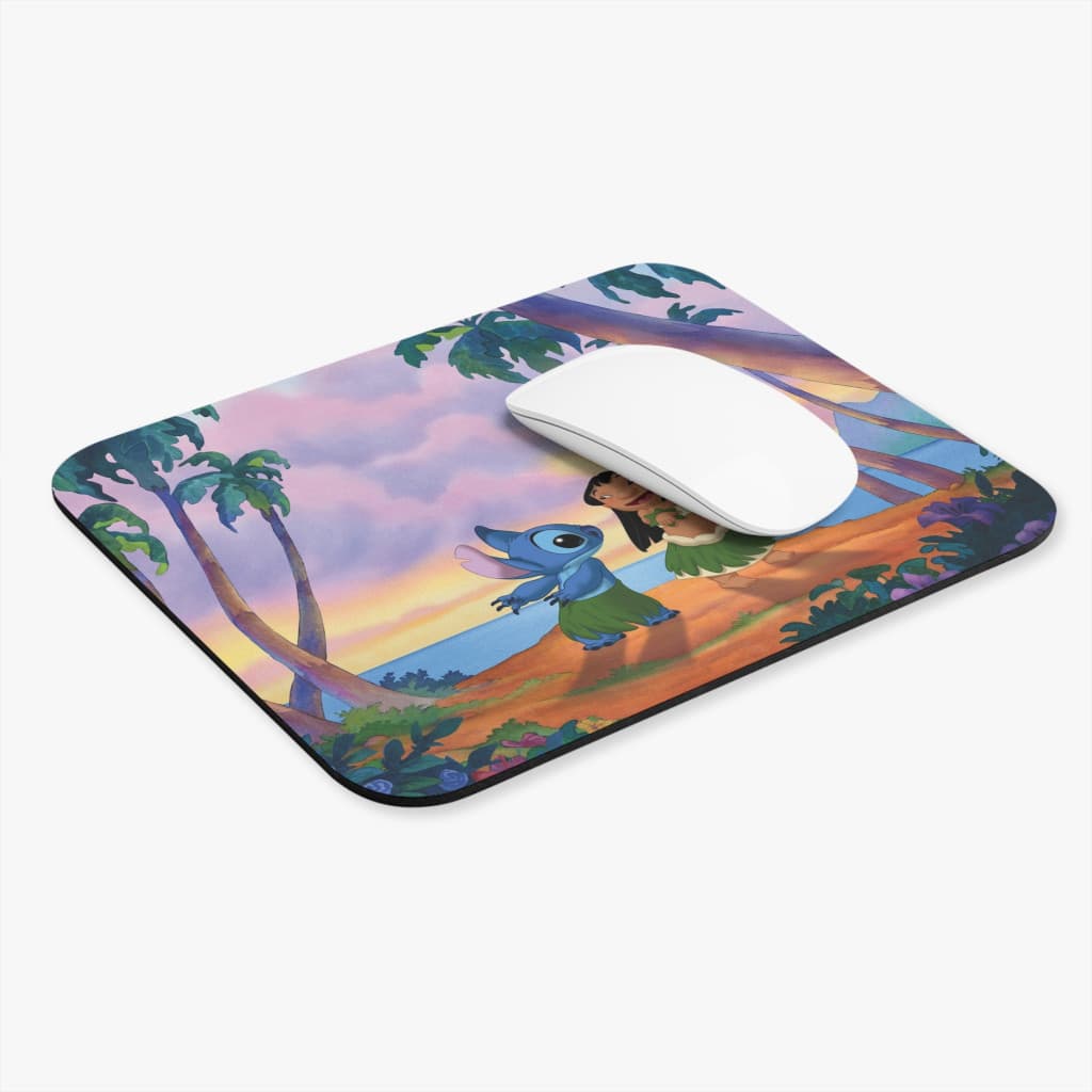 Mousepad personalizat, design Stitch dancing, 22 x 18 cm — 2