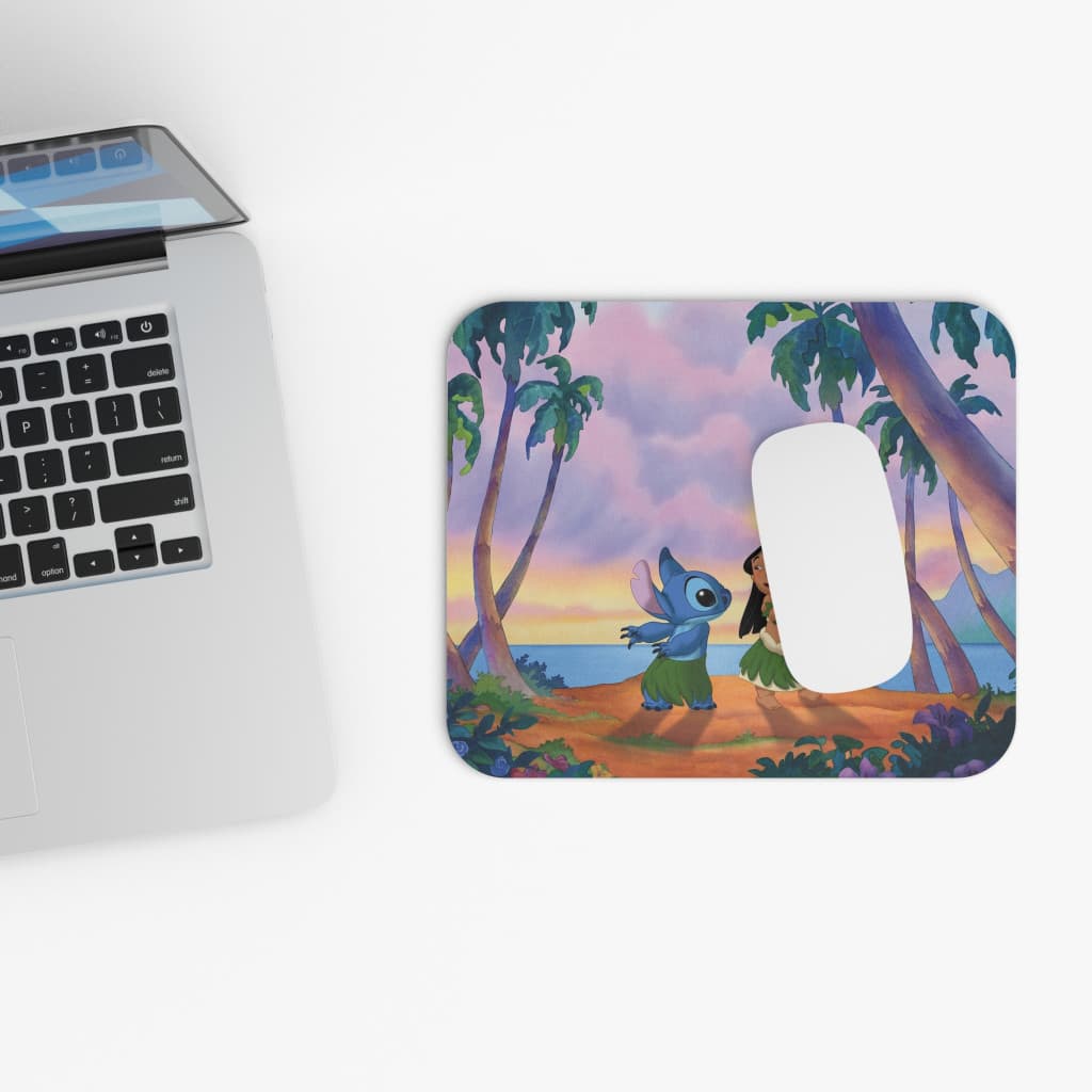 Mousepad personalizat, design Stitch dancing, 22 x 18 cm — 3