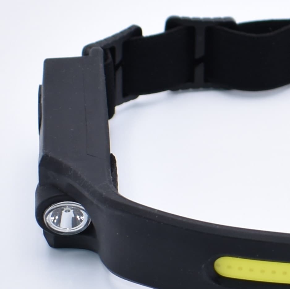 Lanterna frontala flexibila, cu acumulator si senzor de miscare, LED COB + LED XPE — 6
