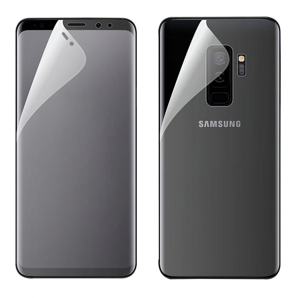 Set 2 folii protectie Samsung Galaxy S9 (fata + spate), din plastic, transparente — 2