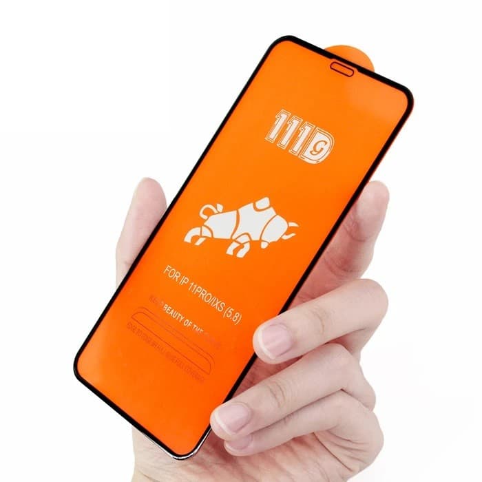 Folie de sticla Full Glue 111D pentru Huawei P20 Lite, margini negre — 2