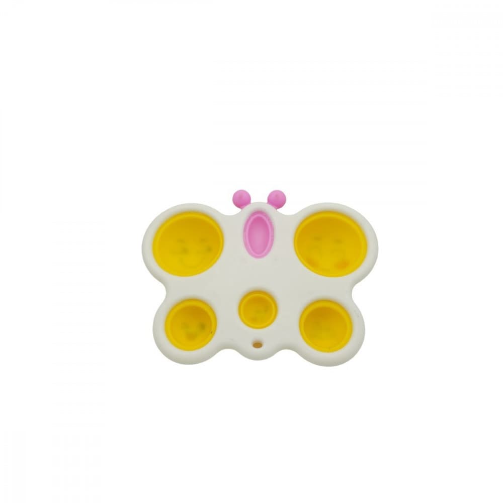 Jucarie antistres tip Pop It!, Fidget Toy, model fluture, emoji — 2
