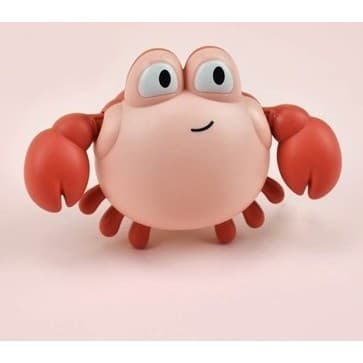 Jucarie de baie pentru copii, model crab, roz — 3