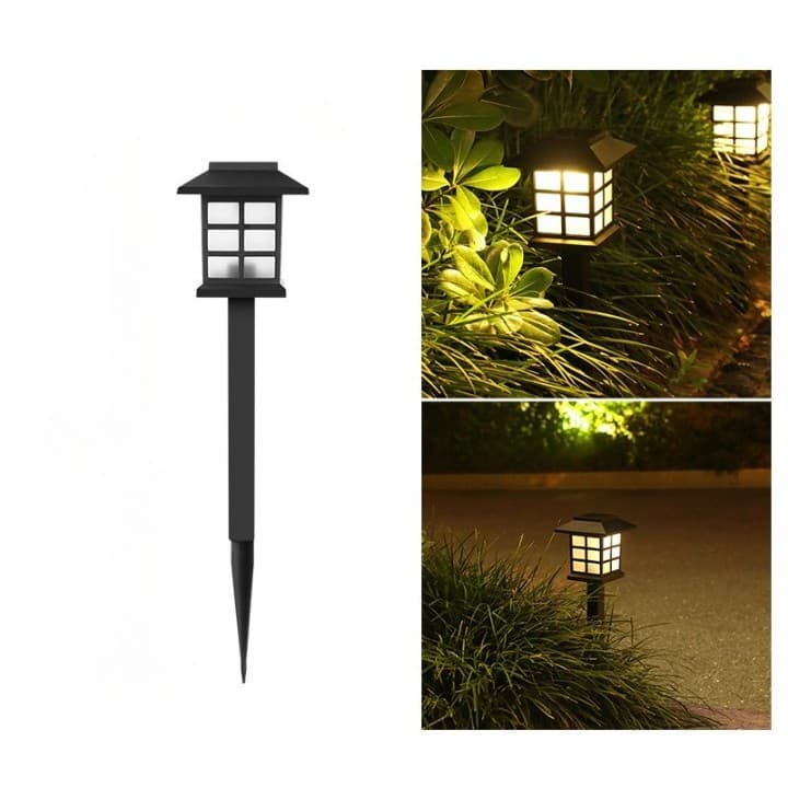 Lampa solara LED decorativa pentru gradina, tip felinar, lumina multicolor — 3
