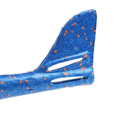 Avion planor din polistiren, 47 cm, albastru — 2