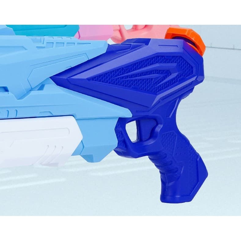 Jucarie pistol cu apa, plastic, 3 duze, rezervor 500 ml, 6 ani+, albastru — 3