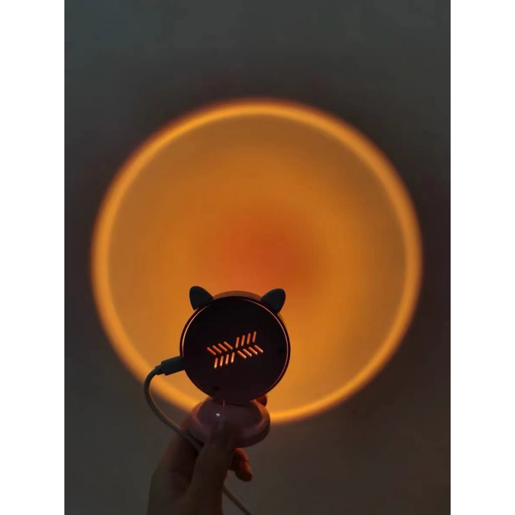 Lampa de veghe cu proiectie multicolor RGB, 6 filtre colorate, 3 tipuri de urechi — 3