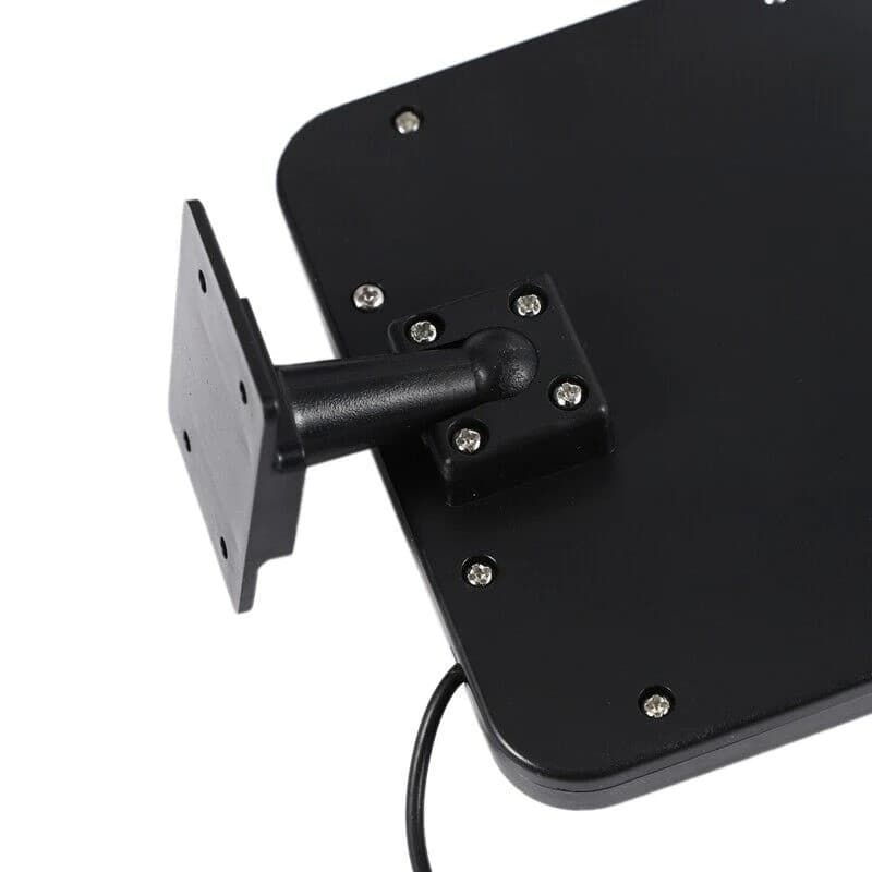 Lampa solara cu senzor de miscare, 108 COB LED, 2 grile, 2400lm, IP65, neagra — 4