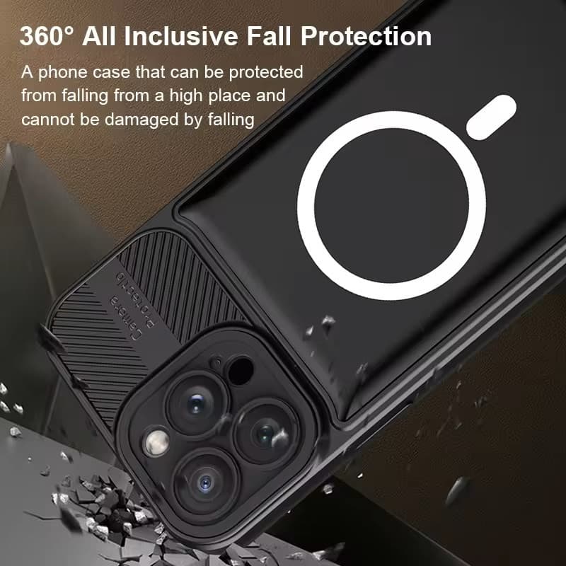 Husa Samsung Galaxy A54 5G, Urban Series, prindere suport auto magnetic, antisoc, rosie — 4