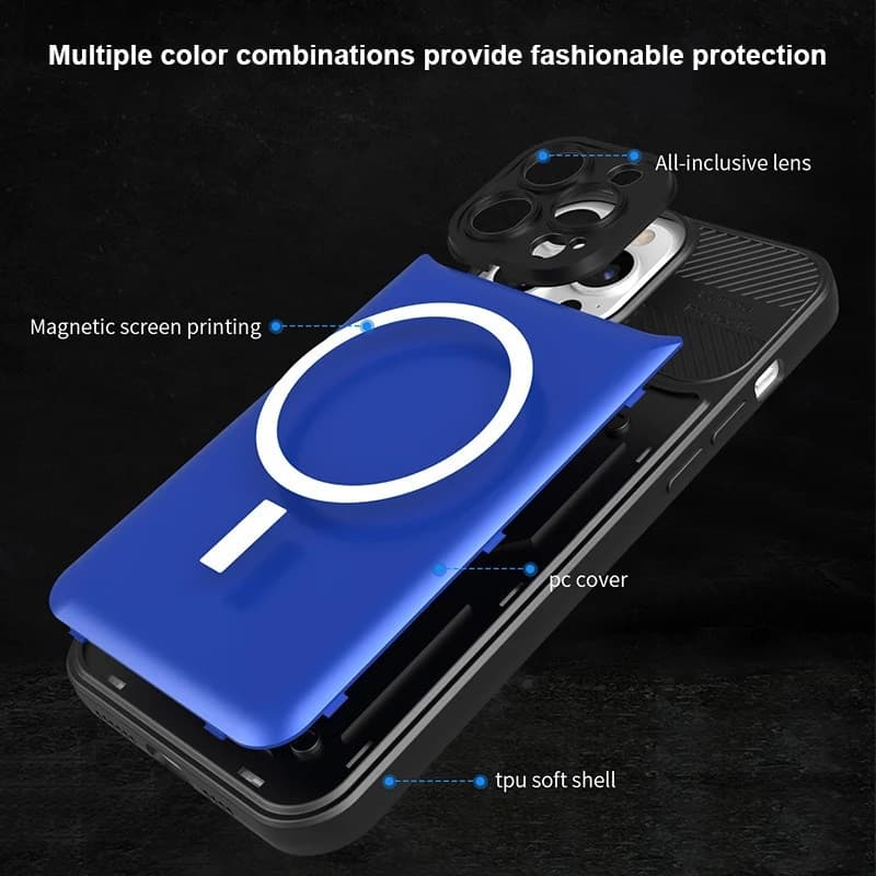 Husa Samsung Galaxy A54 5G, Urban Series, prindere suport auto magnetic, antisoc, rosie — 5
