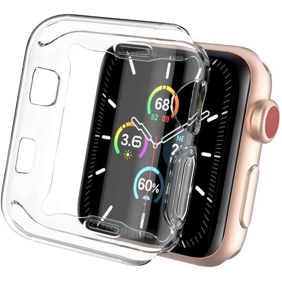 Husa Apple Watch Series 2/3 42 mm Full TPU 360°, transparenta — 2