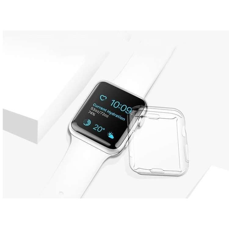 Husa Apple Watch Series 2/3 42 mm Full TPU 360°, transparenta — 3